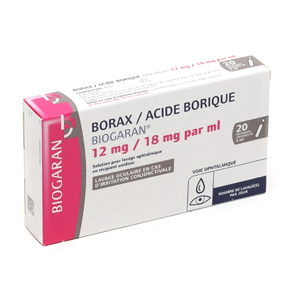 MED - Borax + Acide borique/Dacryosérum - Unidose 5mL
