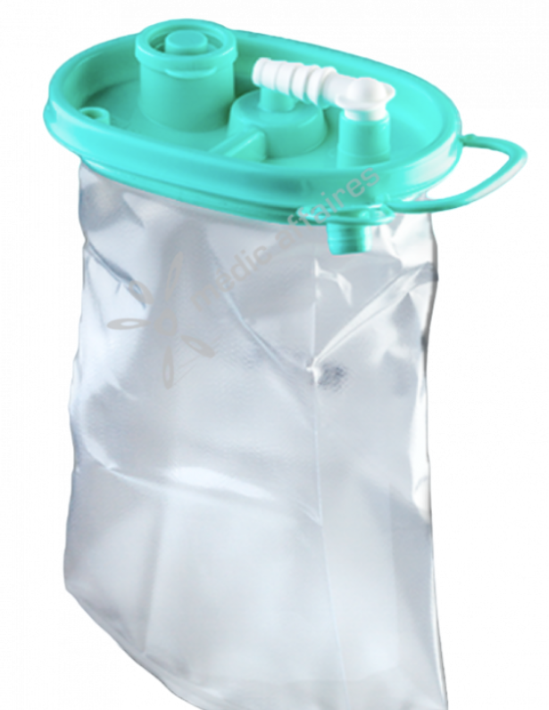 Poche d'aspiration SERRES pour vase à usage unique