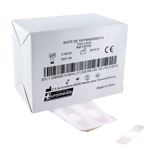 boite de 100 pansements